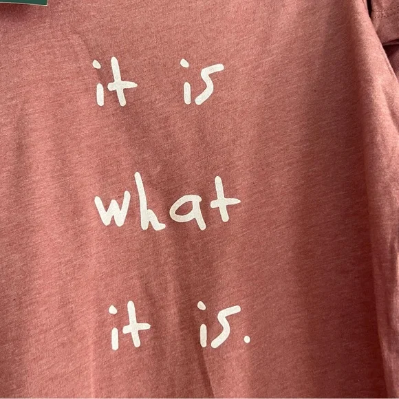 Thread Tank Designs “It is what it is” T-Shirt - Large - Brand New with Tags NWT - Picture 2 of 6